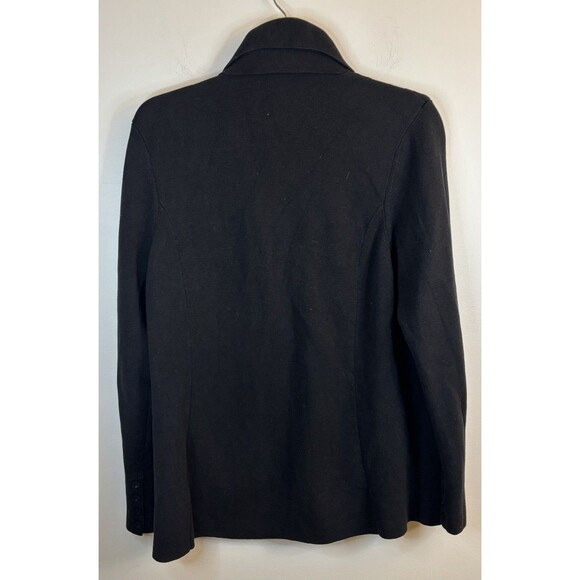 EILEEN FISHER Silk Blend Button Front Cardigan Sweater Women 2X Black Classic - Picture 3 of 10